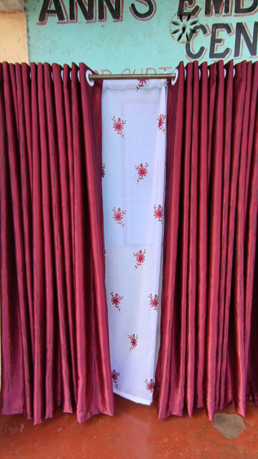 Elegant curtains by Ann's Interior Decors – Ann's Embroidery Centre at Flyover Wakimbo